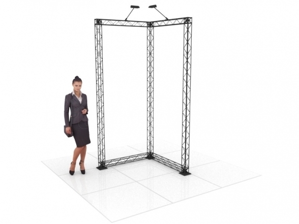 Stand X-10 (L-shape 100x100x250) 2