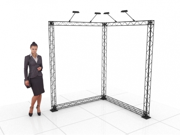 Stand X-10 (L-shape 150x150x200), RENT 2