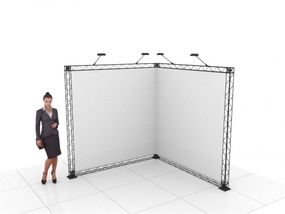 Stand X-10 (L-shape 200x200x200), RENT