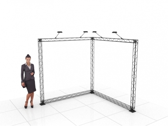 Stand X-10 (L-shape 200x200x200), RENT 2