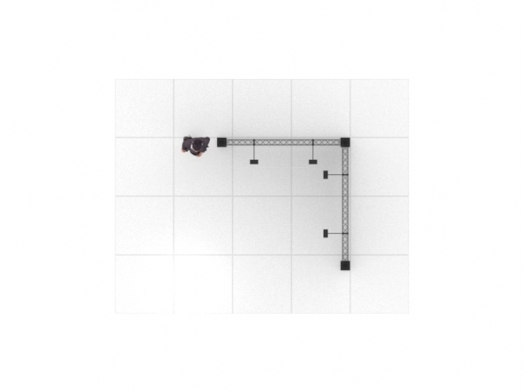 Stendas X-10 (L-forma 200x200x200), NUOMA 5