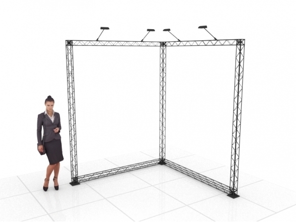 Stand X-10 (L-shape 200x200x250), RENT 2