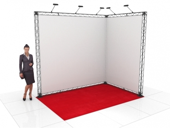 Stand X-10 (L-shape 300x200x250), RENT