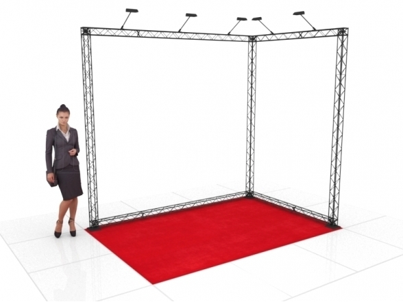 Stand X-10 (L-shape 300x200x250), RENT 2