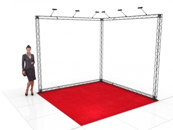 Stand X-10 (L-shape 300x300x250), RENT 2