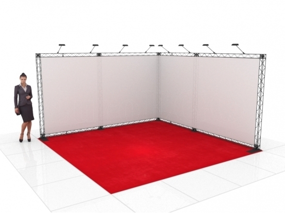 Stand X-10 (L-shape 400x400x200), RENT