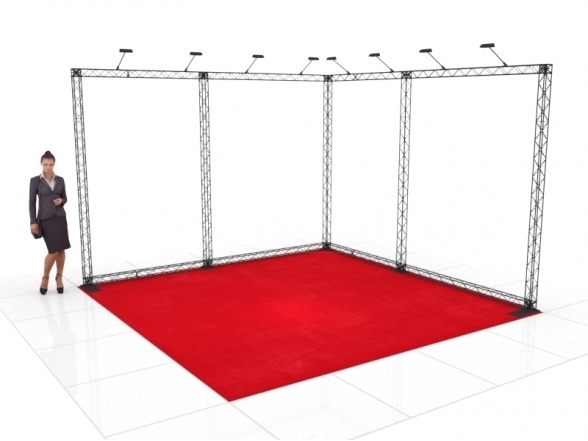 Stand X-10 (L-shape 400x400x250), RENT 2