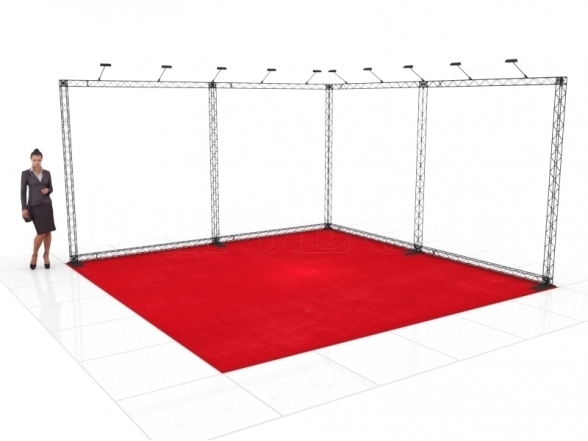 Stand X-10 (L-shape 500x500x250), RENT 2