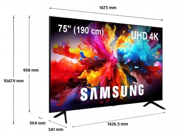 Televizorius Samsung 75" Crystal UHD 4K, NUOMA 1