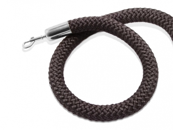 Braided rope, silver ends WGP 7